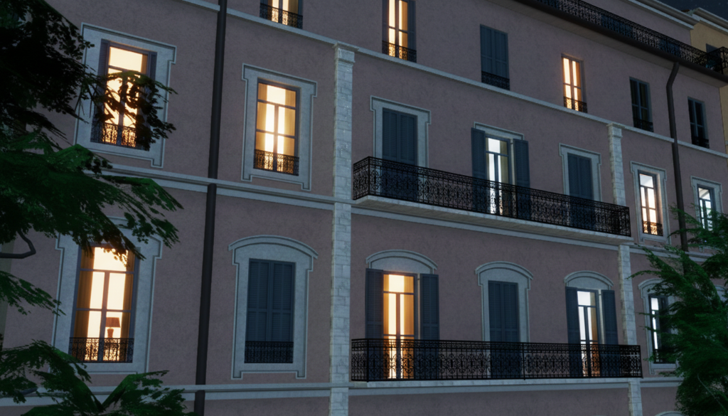 Bluepoint Residence at Dusk