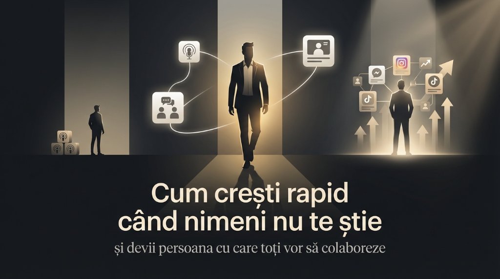 Cum crești rapid când nimeni nu te știe și devii persoana cu care toți vor să colaboreze
