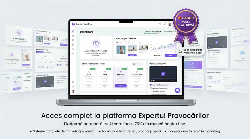 Acces platformă Expertul Provocărilor