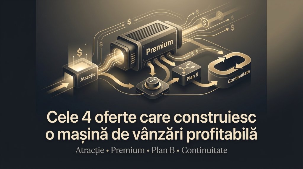 Cele 4 oferte care construiesc o mașină de vânzări profitabilă
