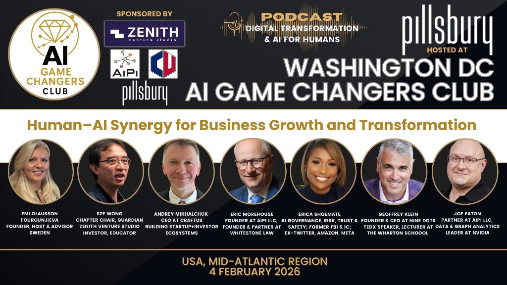 Washington DC AI Game Changers Event