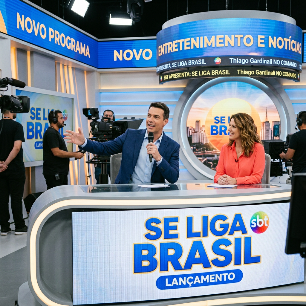 Lançamento do 'Se Liga, Brasil' movimenta SBT