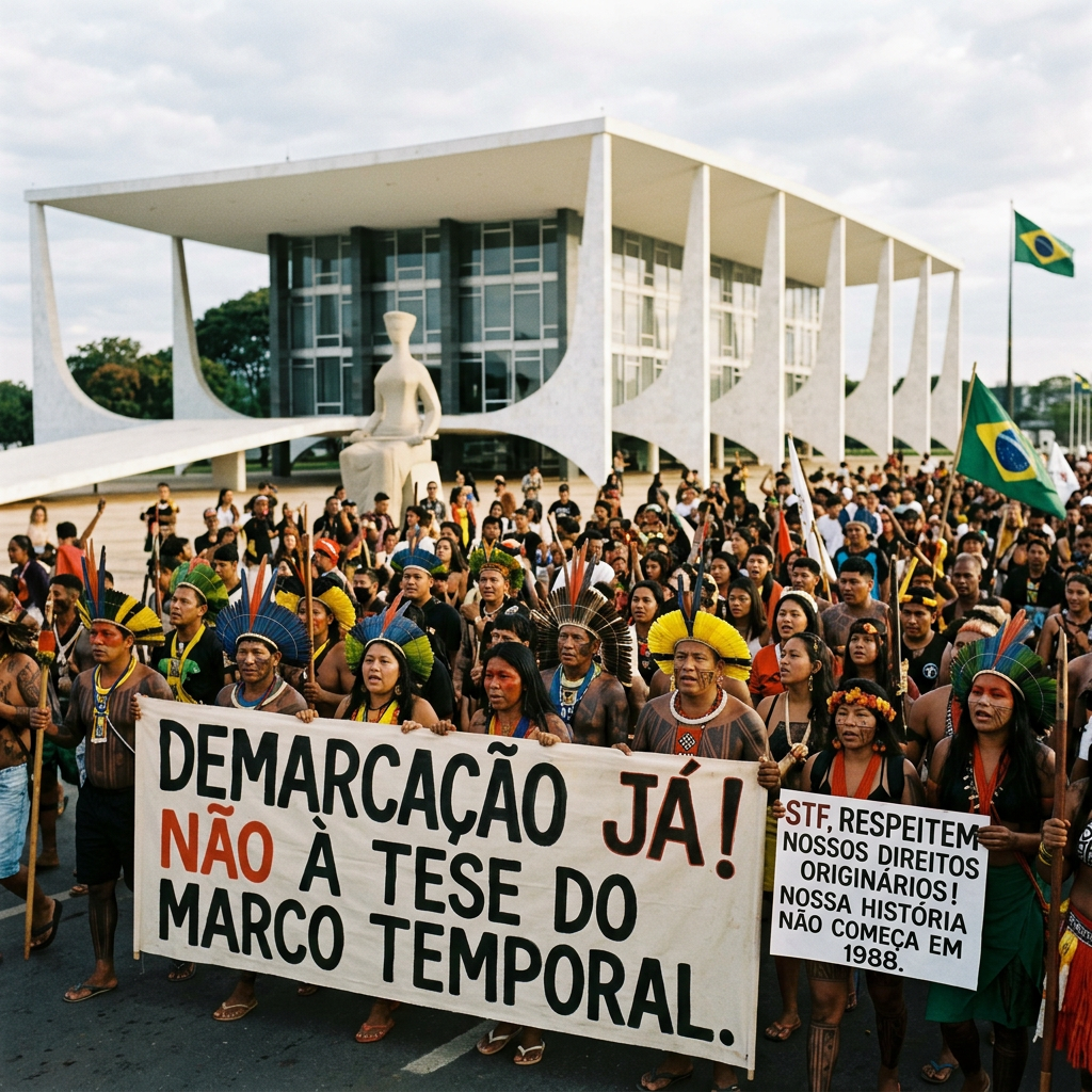 STF retoma julgamento sobre marco temporal das terras indígenas