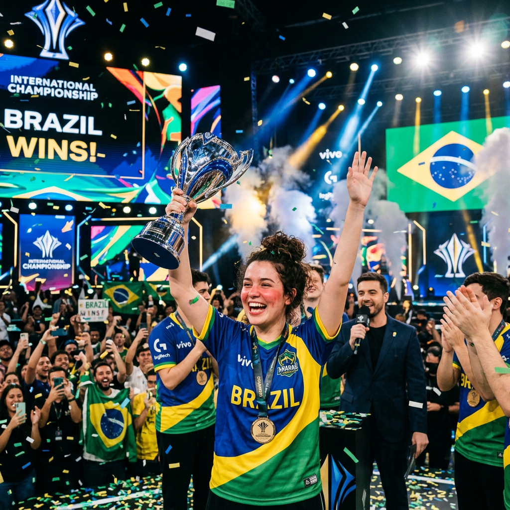 Streamer brasileira ganha prêmio internacional de esports