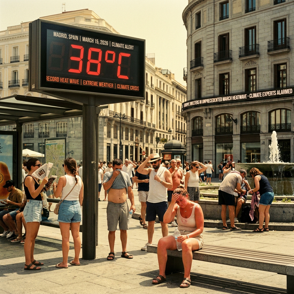 Mundo: Europa enfrenta onda de calor inusitada em março
