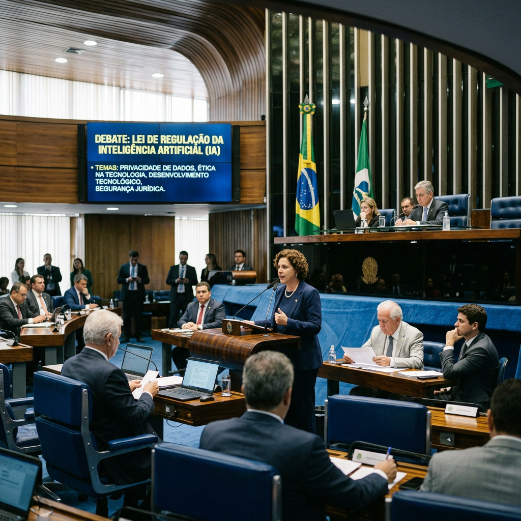 Senado debate projeto de lei sobre inteligência artificial no Brasil