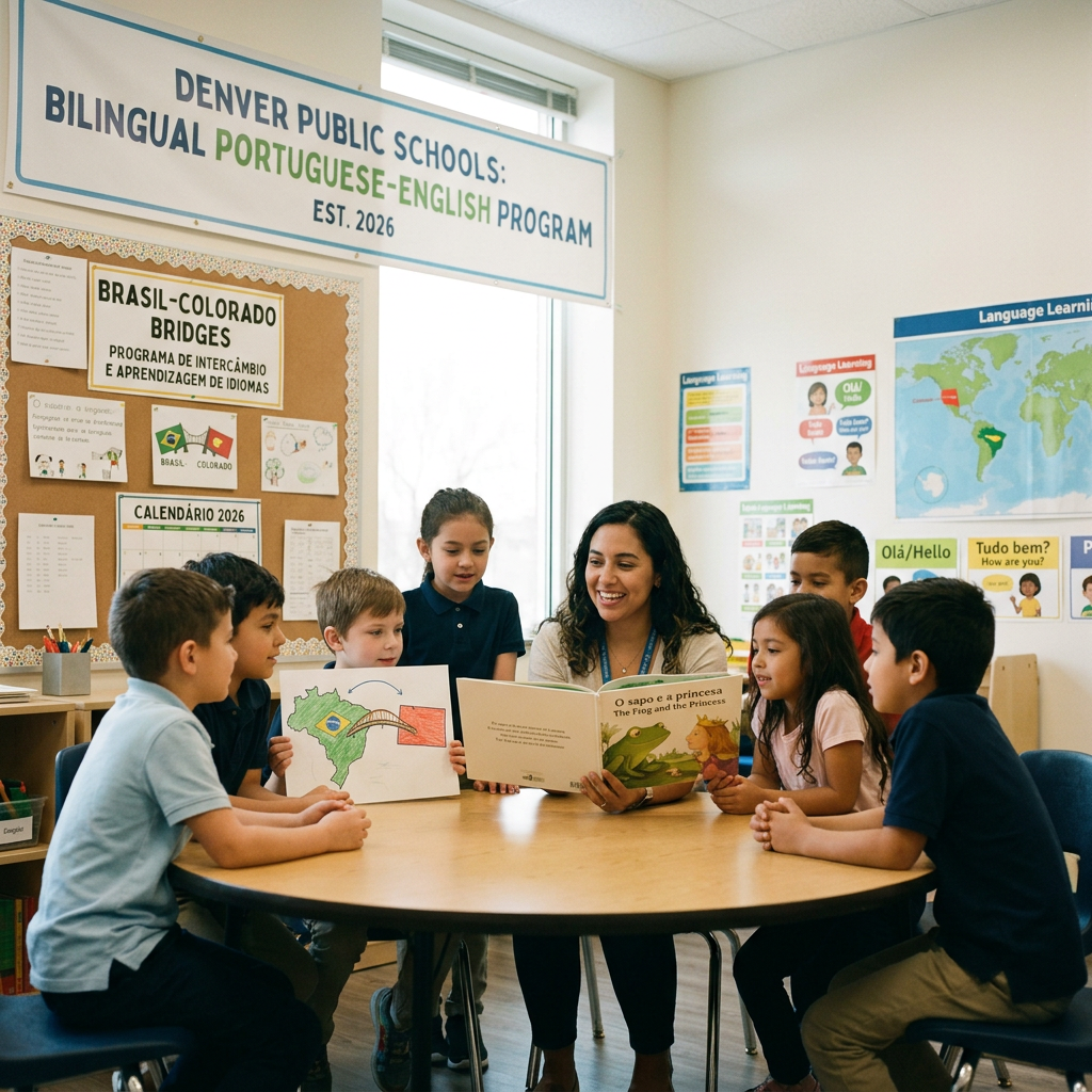 Colorado Lança Programa Bilíngue Português-Inglês em 12 Escolas Públicas de Denver