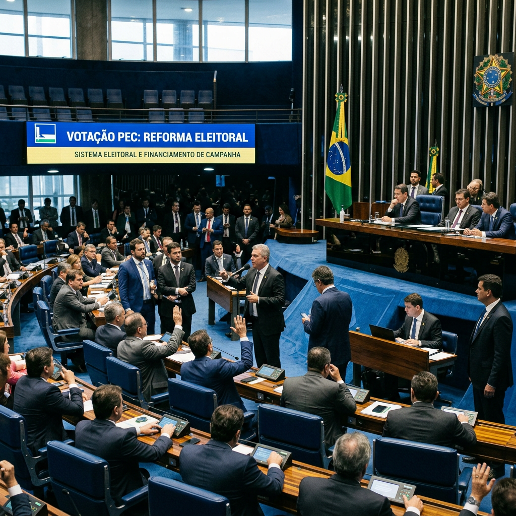 Câmara dos Deputados aprova PEC que modifica sistema eleitoral