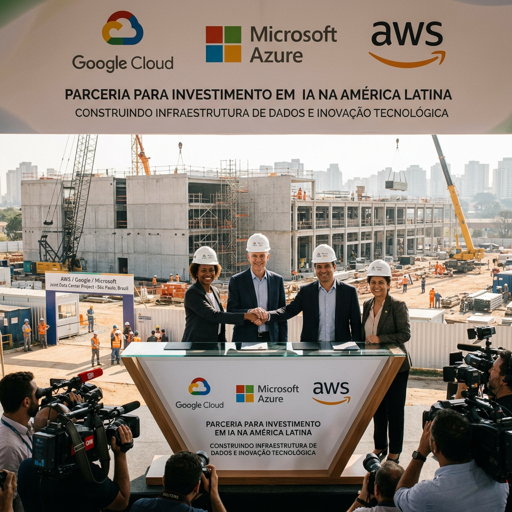 Gigantes da Tecnologia Anunciam Grandes Investimentos em IA na América Latina