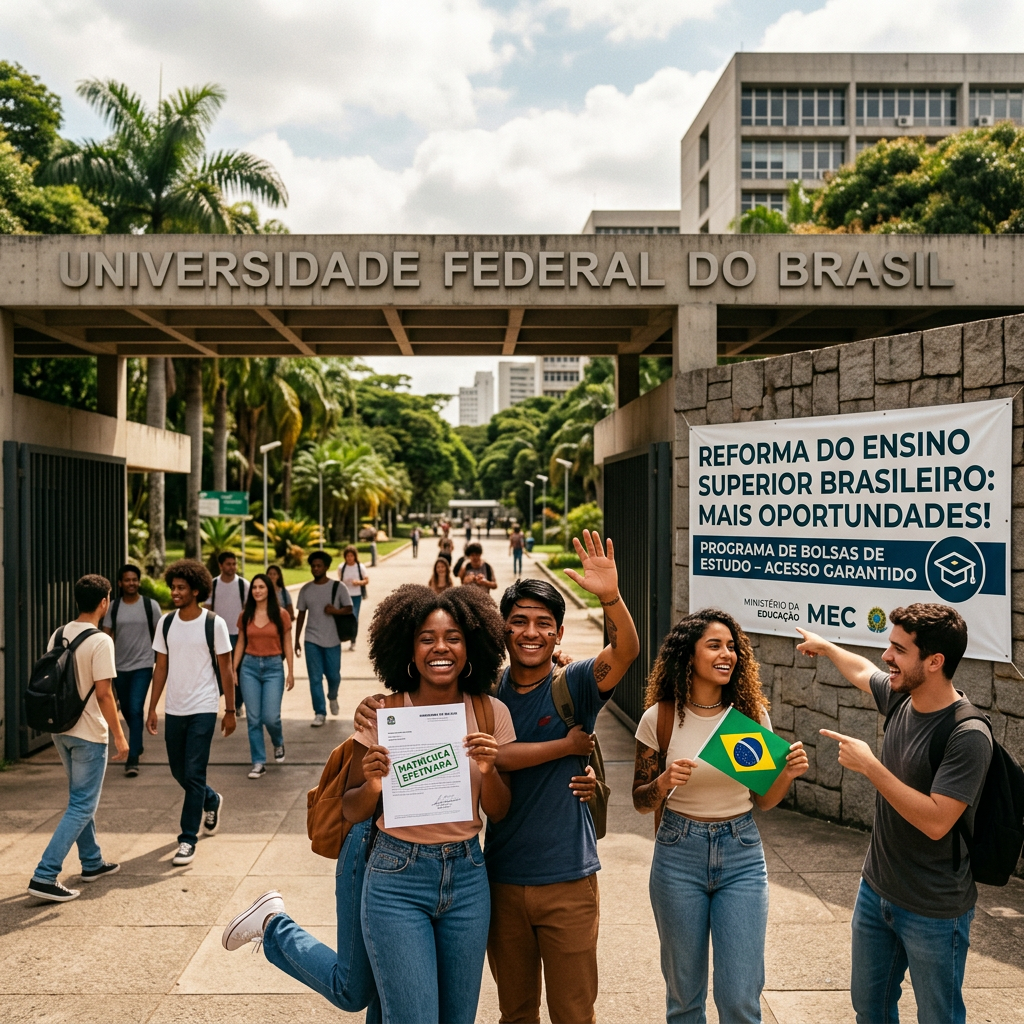 Brasil: Reforma educacional amplia acesso ao ensino superior
