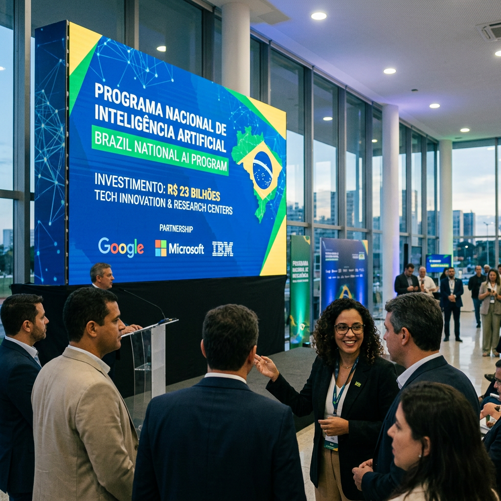 Brasil Lança Programa Nacional de Inteligência Artificial com Investimento de R$ 23 Bilhões
