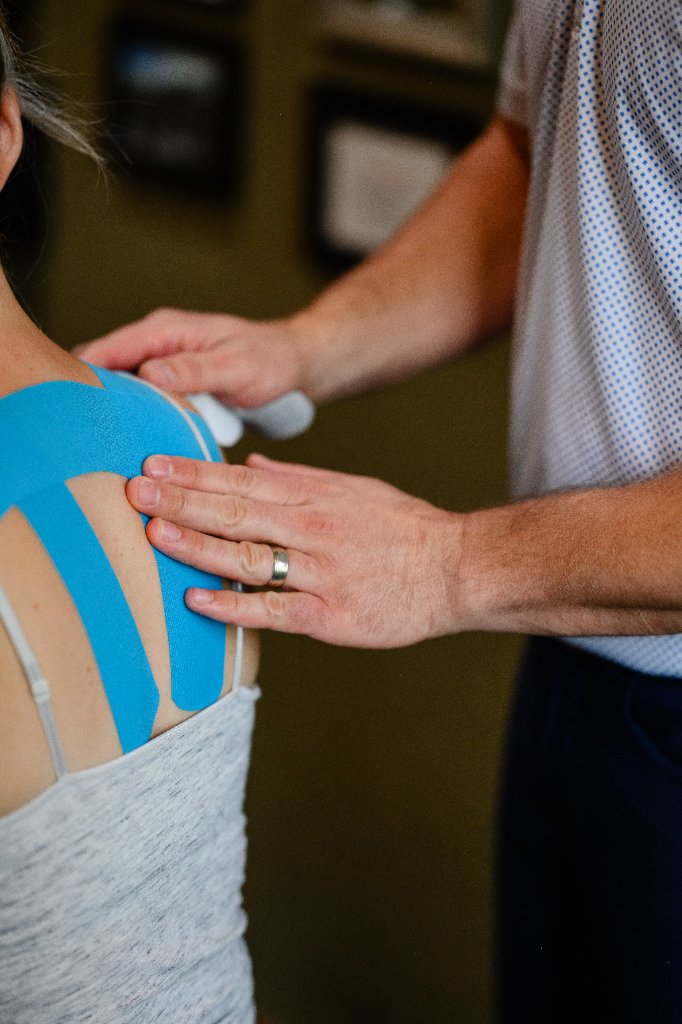 Kinesio taping therapy