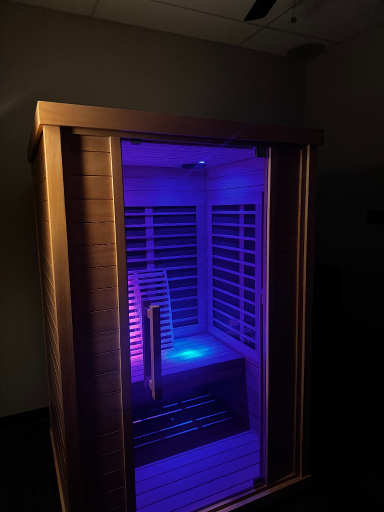 Infrared Sauna - Interior View