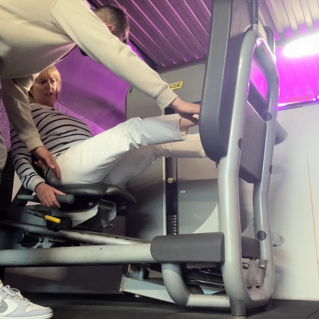 Client training at Neurofit gym
