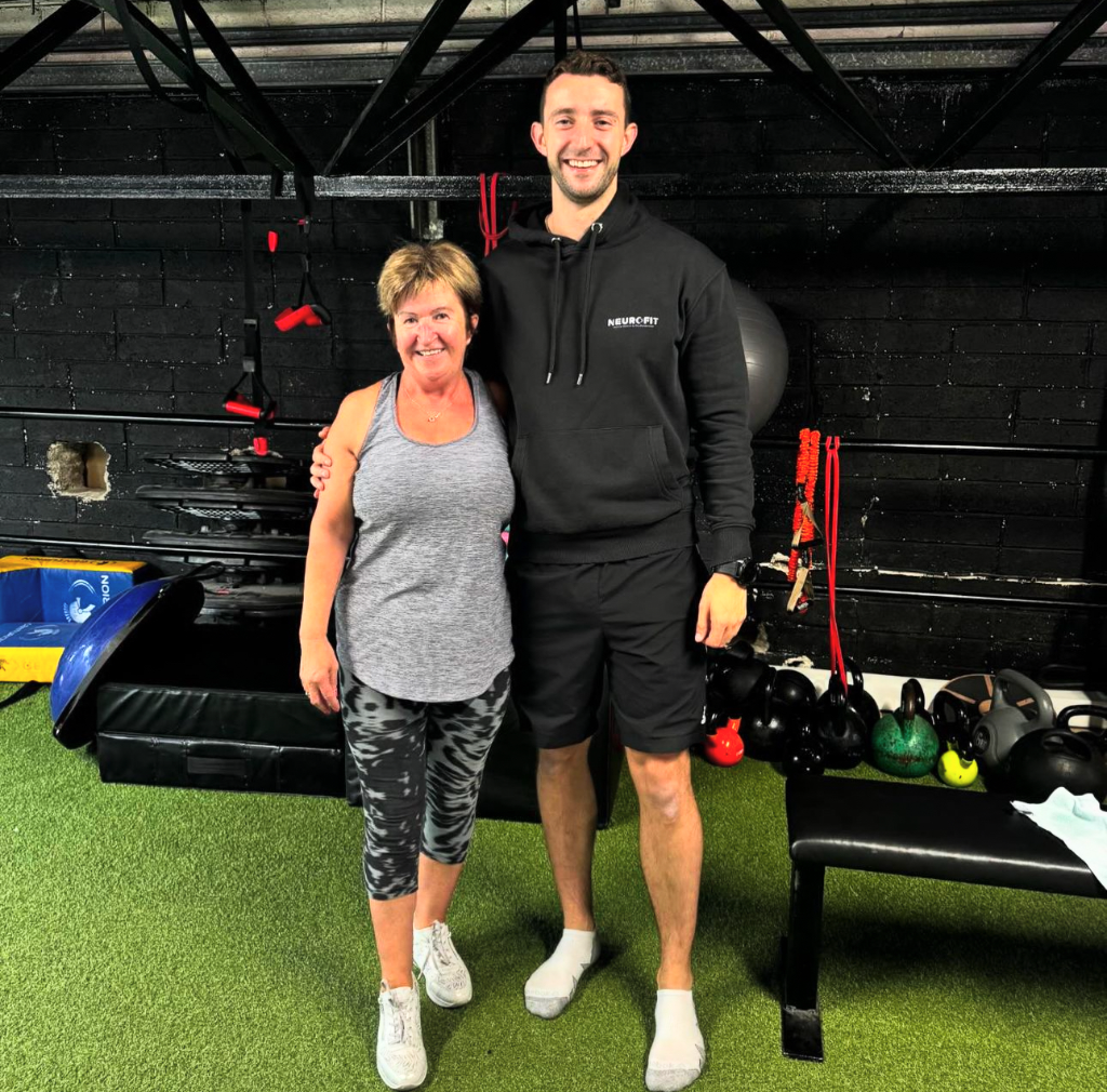Brendan training a client at Neurofit