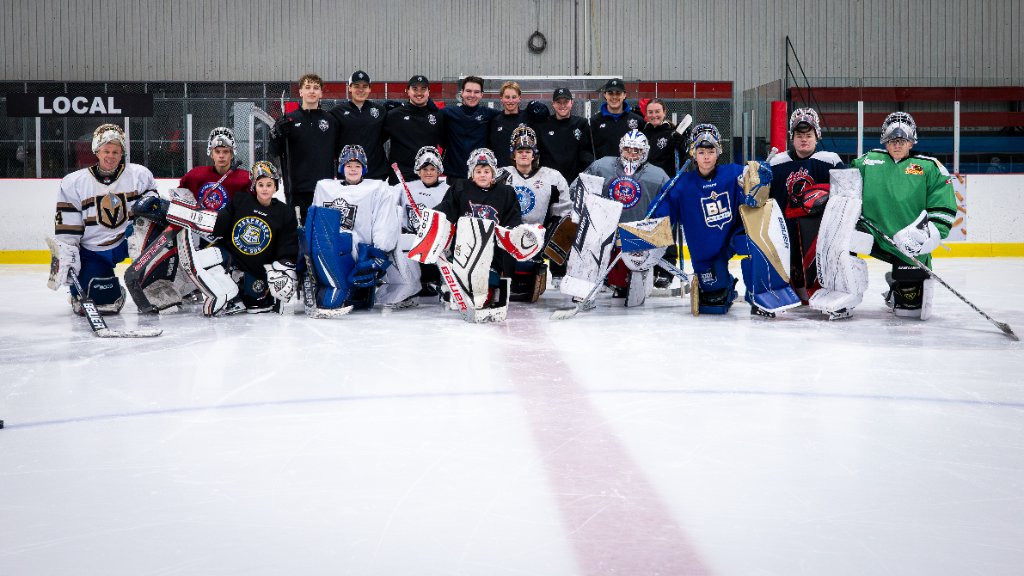 Entraînement de groupe sur la glace