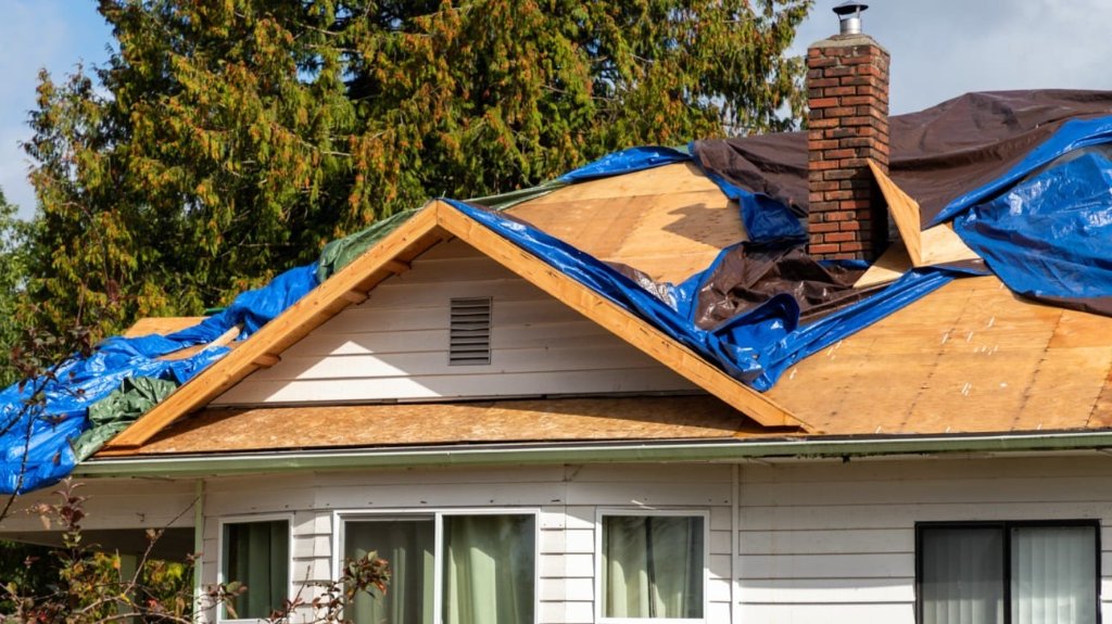 Storm damage restoration in St. Paul, MN - BlueMartin Exteriors
