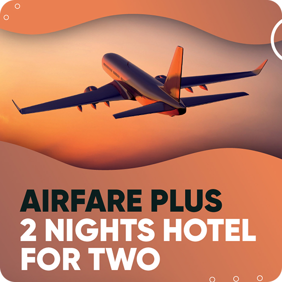 Airfare & Hotel For Two