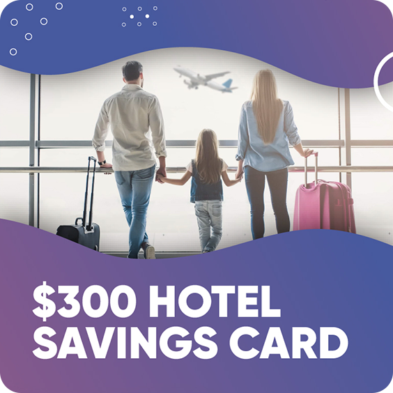 $300 Hotel Savings Card
