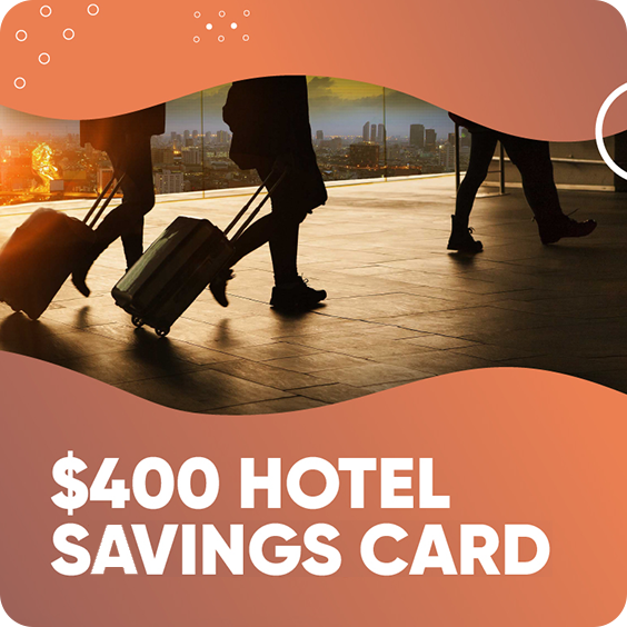 $400 Hotel Savings Card