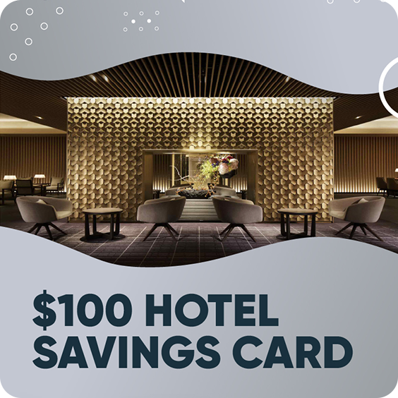 $100 Hotel Savings Card