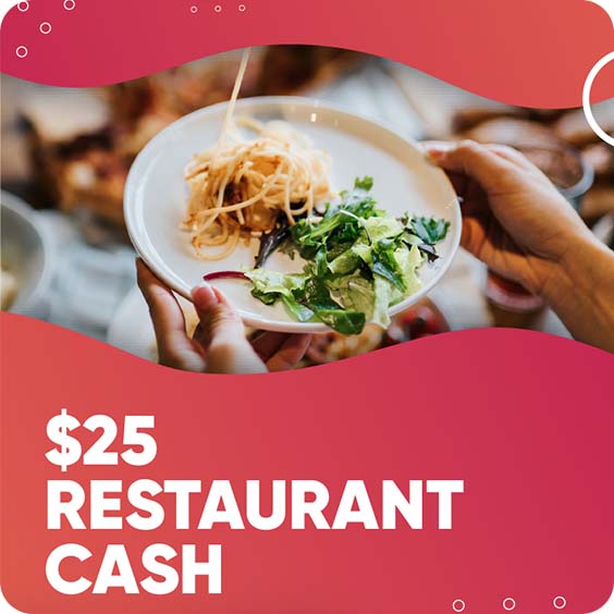 Premium $25 Restaurant Gift Certificate