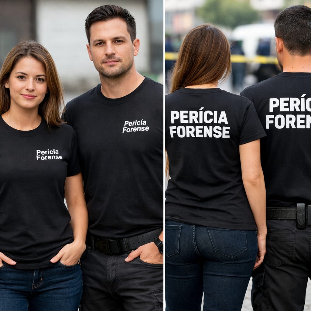 Camiseta Perícia Forense