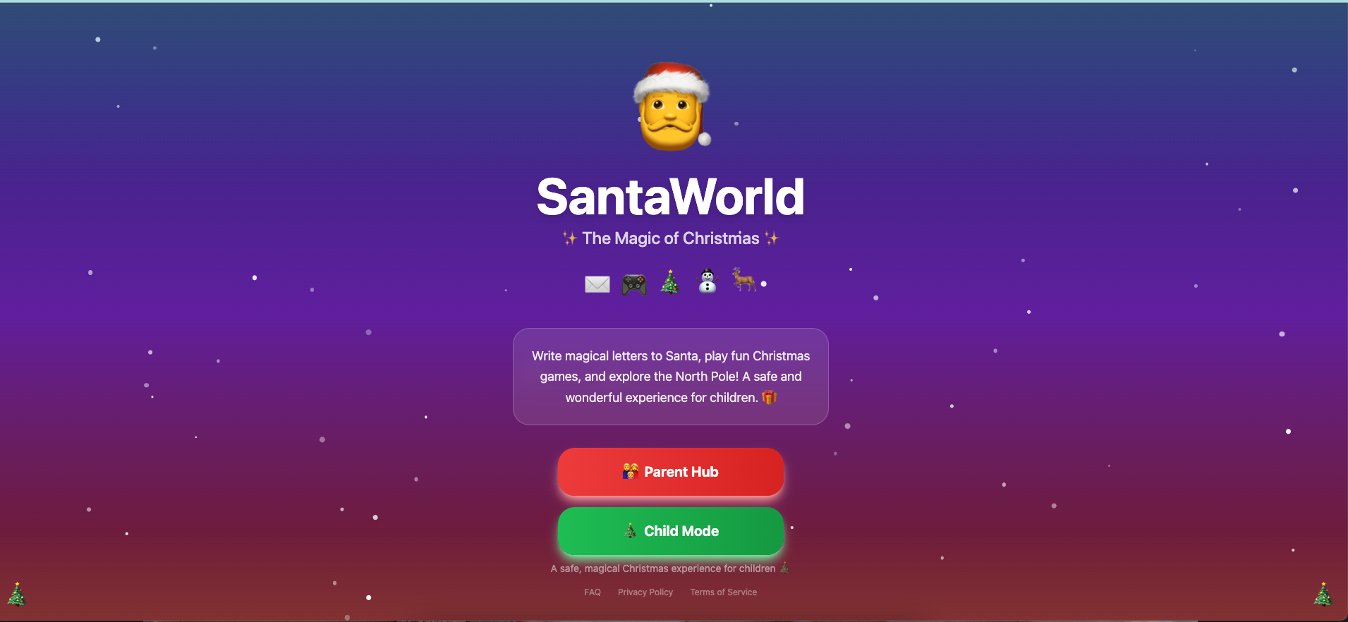 SantaWorld template preview
