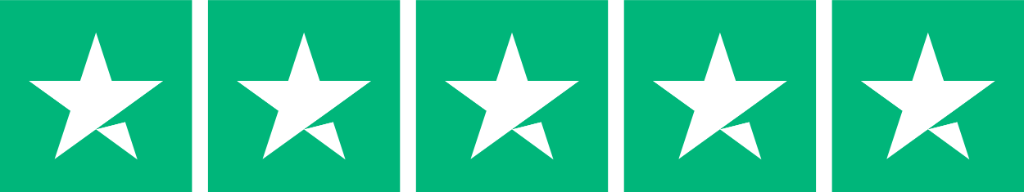 Trustpilot 5 star rating — GAP insurance UK GID Ltd