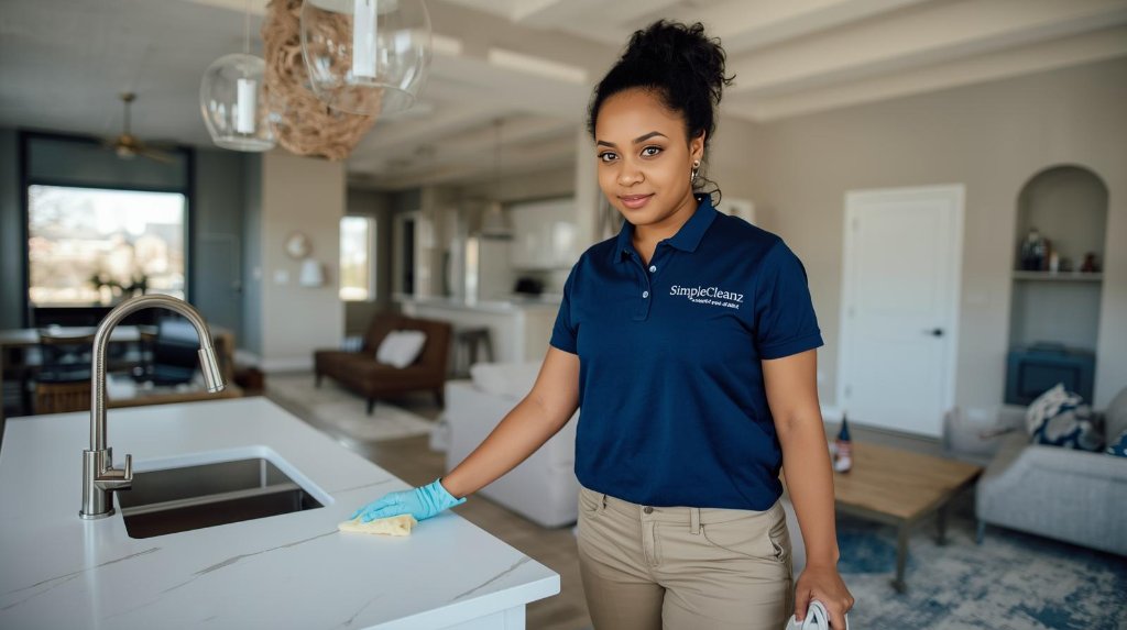 SimpleCleanz technician in Miami apartment