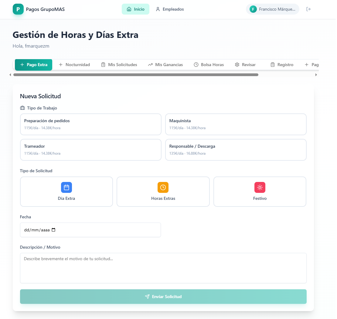 APP PAGOS template preview