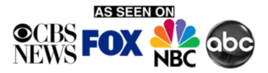 As Seen On - CBS, FOX, NBC, ABC