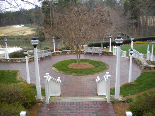 Brick Paver Seating Area