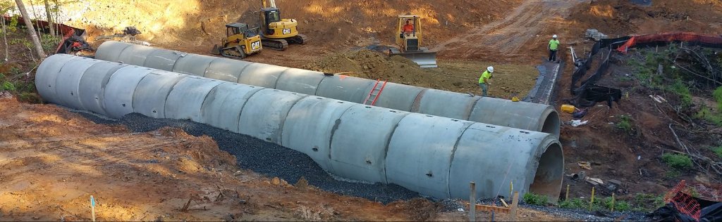 Storm Drainage Pipe Installation