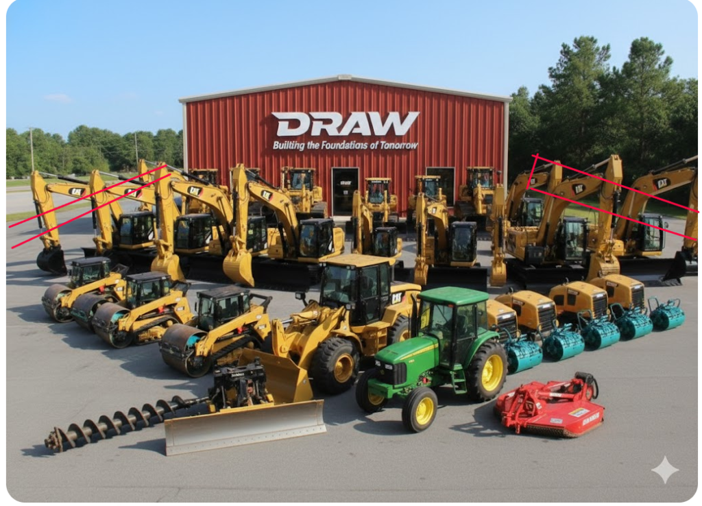 DRAW Enterprises equipment fleet