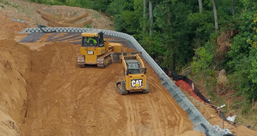 Commercial Retaining Wall Construction