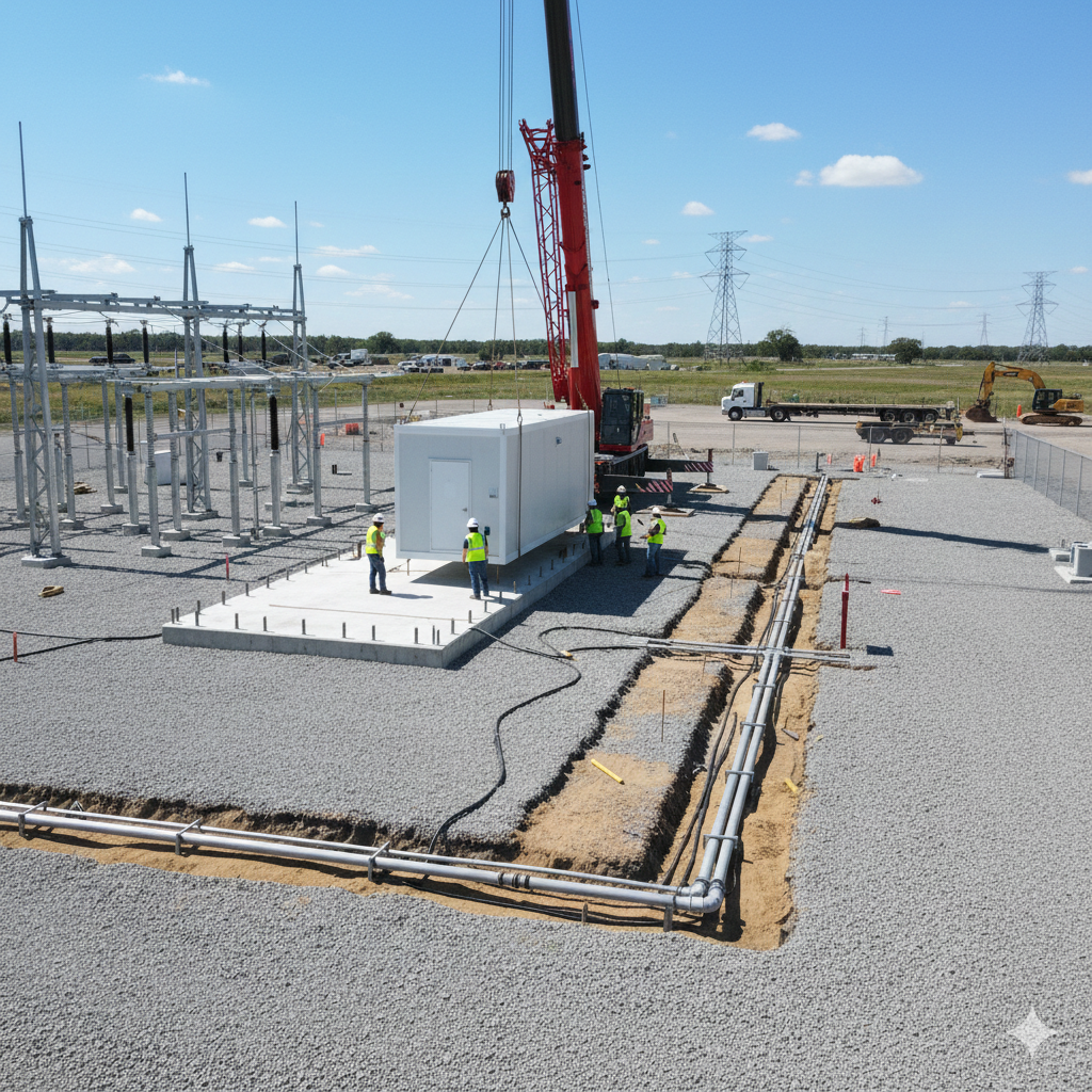 Structural & Equipment Support - Bridging Civil Work and Electrical Installation by DRAW Enterprises