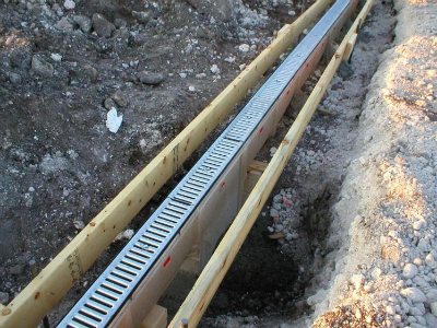 Trench Drain Systems - Engineered Surface Drainage for High-Traffic Areas by DRAW Enterprises Charlotte NC