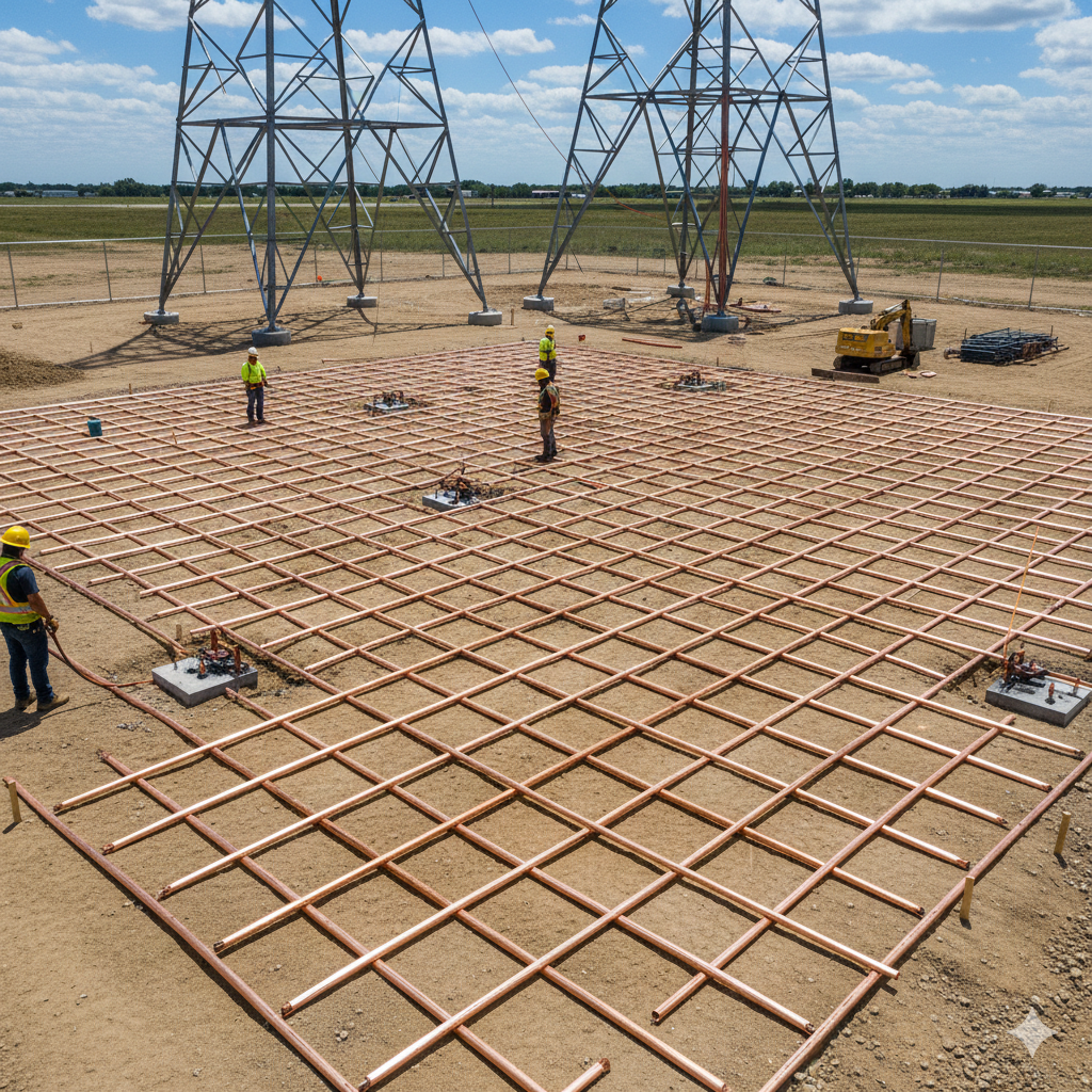 Grounding Grid Installation - The Invisible Safety System by DRAW Enterprises