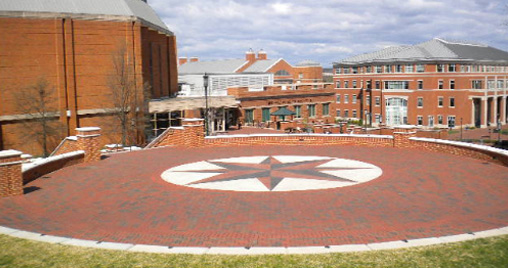 Brick Paver Compass Rose Plaza