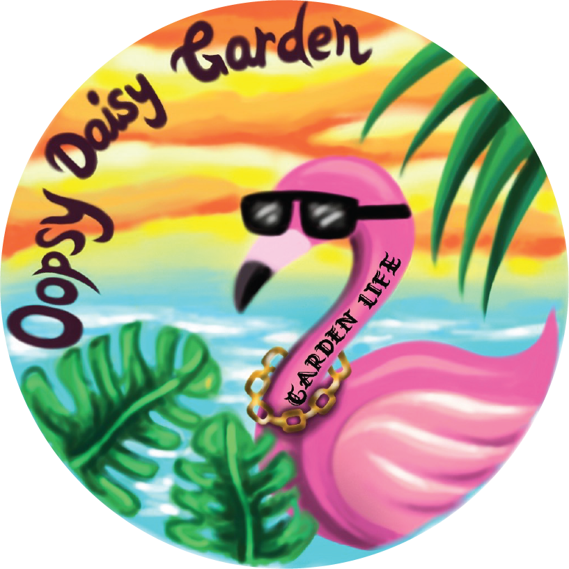 Oopsy Daisy Garden Cocktail Cover Illustration