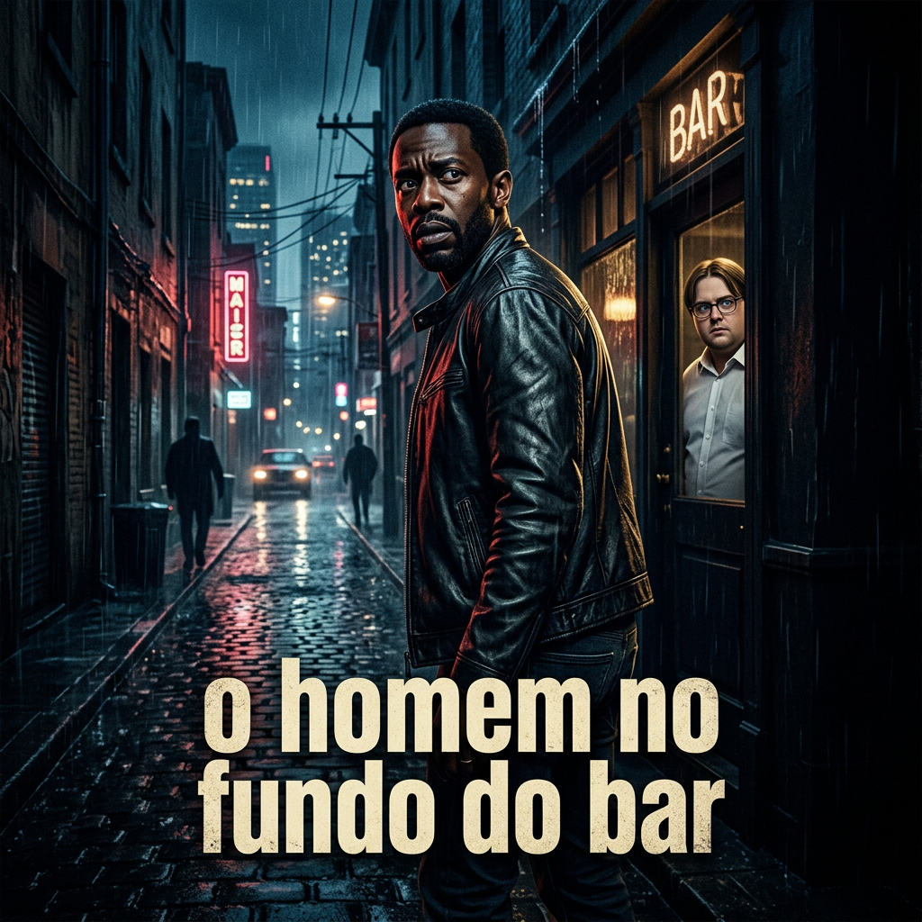 o homem no fundo do bar