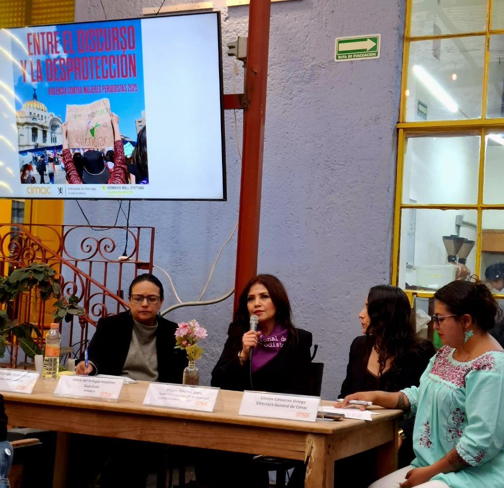 Panel de expertas en la presentación del informe CIMAC 2025