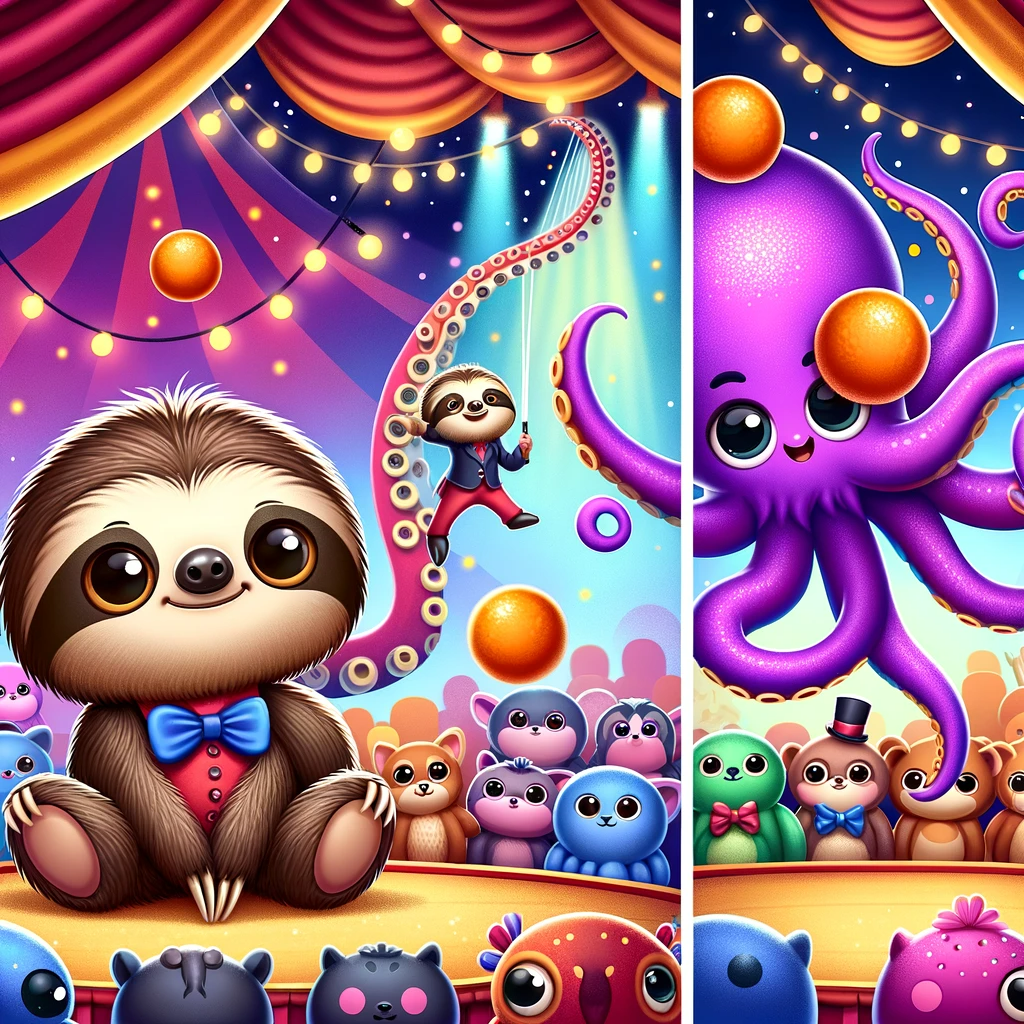 Sam and Circus Octopus