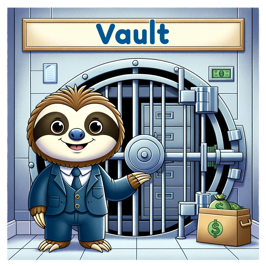 Sam in Bank Vault 1