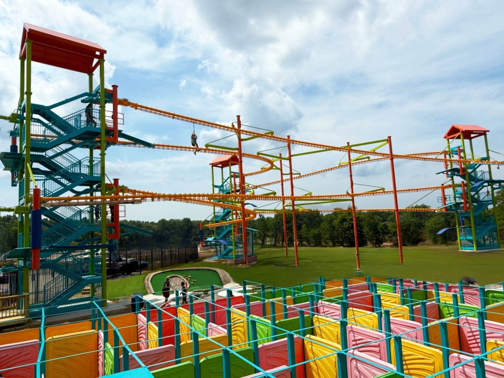 Sky Tour® Zip Rail birthday party add-on at Allegan Event Michigan