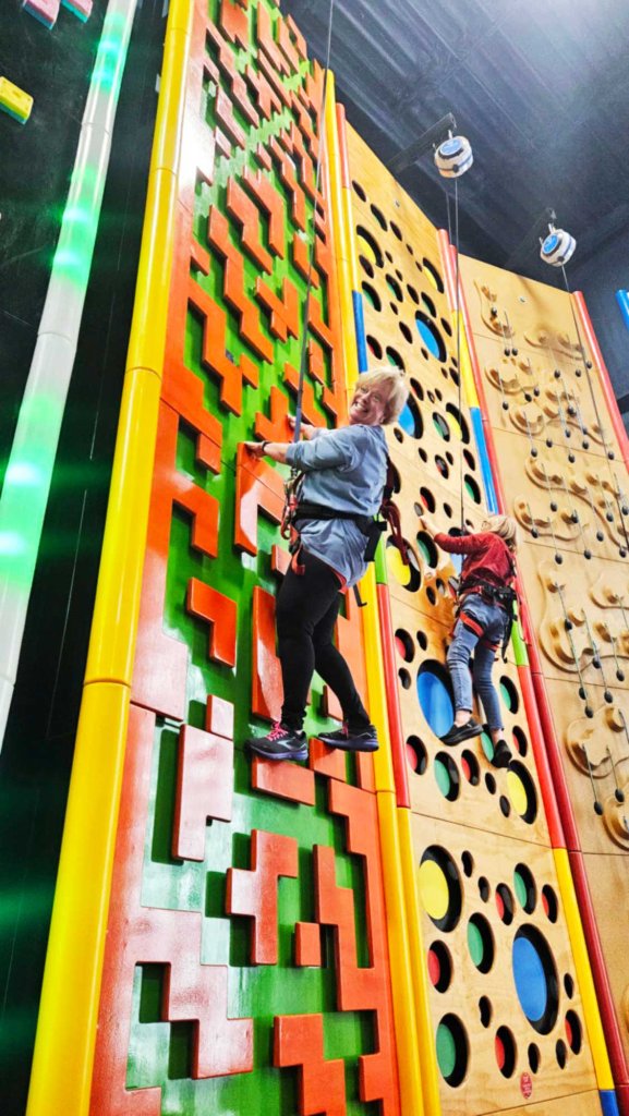 Amazing climbing wall at Clip 'n Climb Allegan Event Michigan