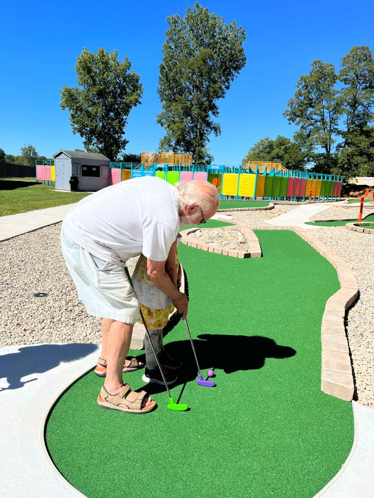 Adventure Mini Golf birthday party add-on at Allegan Event Michigan