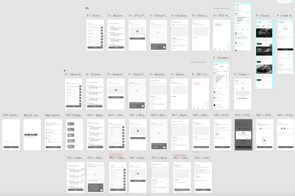 Connect App Wireframes