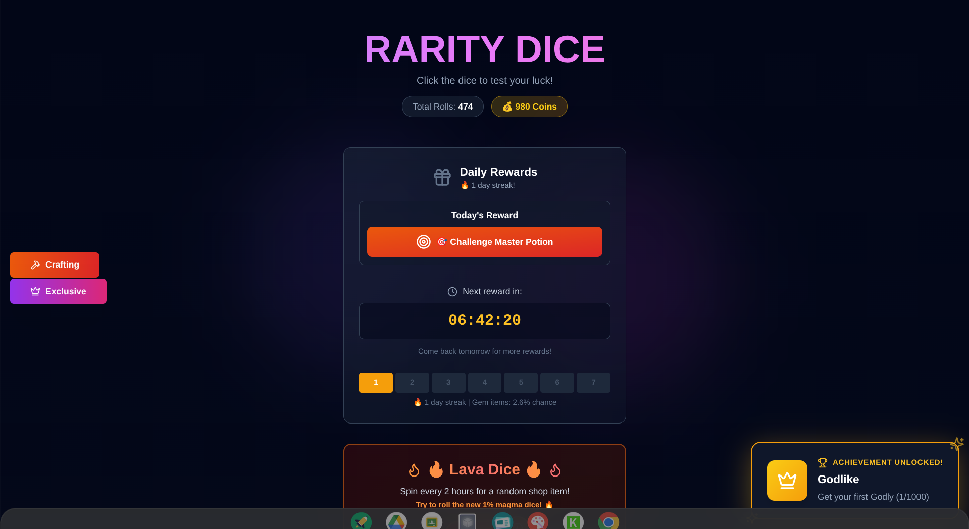 Rarity Roller template preview